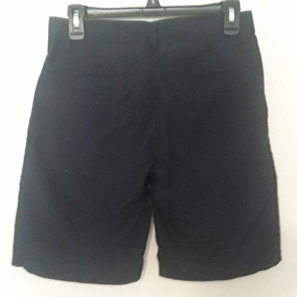 Chaps Boys size 14 Reg. dark navy blue dress shorts w/side pockets, zipper front - Picture 2 of 3